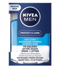 NIVEA MEN PROTECT CARE 2in1 вода после бритья для мужчин освежающая 100 мл