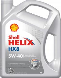 Моторное масло Shell helix hx8 4 l 5W-40