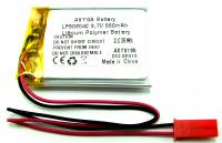 Akumulator litowo-polimerowy (Li-Poly) Akyga 3,7 V 550 mAh