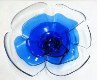 ROSENTHAL GUNTER FERDINAND RIS 1977 STUDIO LINIE WIELKA SZKLANA PATERA