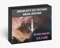 Mega zestaw drum kitów do Techno | 25,3 GB | 20 500 sampli