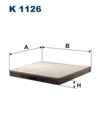 Filtr kabinowy K 1126 Filtron Volvo S60 S80 I