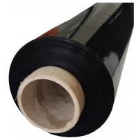 FOLIA STRETCH CZARNA 3 KG STRECZ 3KG ROLKA MOCNA GRUBA KRYJĄCA XL PREMIUM