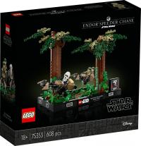 Zestaw KLOCKÓW LEGO Klocki dla CHŁOPCZYKA Lego Star Wars Diorama: Pościg