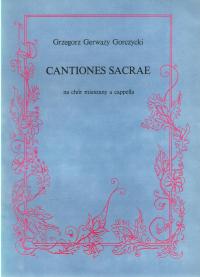 Gorczycki CANTIONES SACRAE chór mieszany nuty