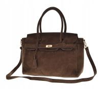 Сумка Gallantry Paris замшевый шоколадный портфель из искусственной кожи