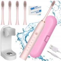 SZCZOTECZKA SONICZNA do Zębów ETUI Elektryczna 6 TRYBÓW PRACY W ZESTAWIE