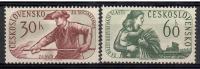 Czechosłowacja 1960 Mi 1199-1200 Czyste **