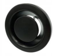 Anemostat metal wyciągowy skandynawski fi 200 czarny