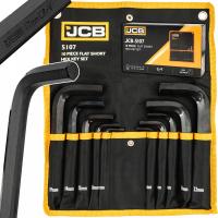 Klucz imbusowy JCB 10-el. zestaw 6-22 mm stal CR-V