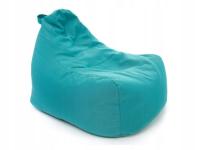 Fotel- ogrodowa nowoczesna pufa niebieska