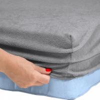 Простыня махровая с эластичной лентой 160X200 толстый хлопок