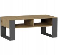 Мебель журнальный столик скамейка полка 90x58x55cm RU A-6 ARTISAN MIX антрацит