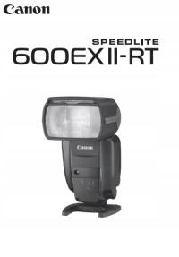 Instrukcja obsługi do lampy Canon 600 EX II-RT