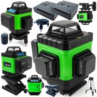 ЛАЗЕРНЫЙ УРОВЕНЬ КРЕСТ ЛАЗЕРНЫЙ ЗЕЛЕНЫЙ САМОНИВЕЛИРУЮЩИЙСЯ 4D 360 2 БАТАРЕИ