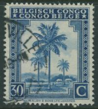 Congo Belge 30 cent. - Palmy , osada