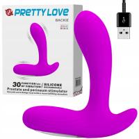 KOREK ANALNY MASAŻER PROSTATY SILIKONOWY INTENSYWNA STYMULACJA DOZNANIA