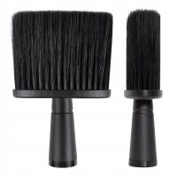 Karkówka fryzjerska do karku Zmiotka barberska Duża Czarna Pędzel Barberski