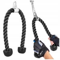 UCHWYT SZNUR DO WYCIĄGU ATLASU LINA WARKOCZ NA TRICEPS BICEPS PLECY BRZUCH