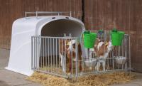 Budka dla cieląt Premium DUO, z ogrodzeniem, Kerbl 14618