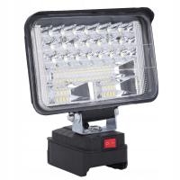 Bezprzewodowa lampa robocza LED z szeroką wiązką reflektora 48 W 6800 7E
