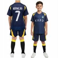 STRÓJ PIŁKARSKI Ronaldo AL NASSR z GETRAMI cm KOMPLET DLA DZIECI