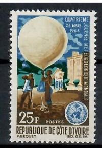 Wybrzeże Kości Słoniowej 1964 Mi 266 Czyste **