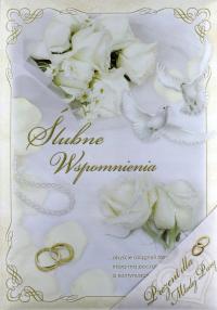 Ślubne Wspomnienia album zdjęcia wpis duże pudełko na prezent Ślub rocznica