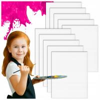 PŁÓTNO DO MALOWANIA MALARSKIE 30x40 CM PODOBRAZIE BAWEŁNIANE 10 szt ZESTAW