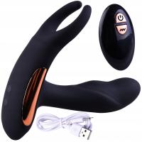 Подогреваемый массажер простаты с пультом дистанционного управления, вибратор