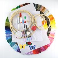 Набор для вышивания вышивание DIY пяльцы вышивка крестом иглы вышивка нитки мешочек