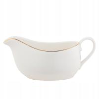 Sosjerka Florina Belissima 400 ml z porcelany New Bone China, biały
