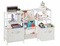 REGAŁ ORGANIZER NA ZABAWKI POJEMNIKI SZAFKA DZIECI KSIĄŻKI BIBLIOTECZKA