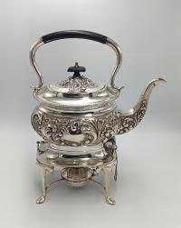 Posrebrzany dzbanek z podgrzewaczem De Montfort Plate Anglia 1,3L