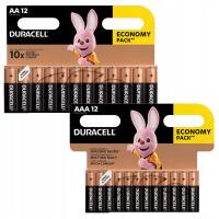 24x Duracell батареи набор 12 AAA 12 AA