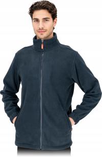 Bluza polar granatowa stójka męski POLAR-SMOFI GF
