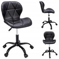 Вращающееся кресло на колесиках, офисное кресло для гостиной, офисное кресло из искусственной кожи