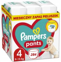 Pieluchomajtki Pampers Pants Rozmiar 4 (9-15 kg) 284 szt.