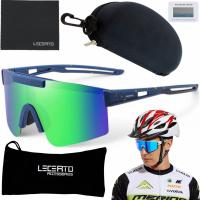 LECERTO OKULARY PRZECIWSŁONECZNE ROWEROWE Z POLARYZACJĄ UV400 NA ROWER
