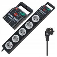 Przedłużacz listwowy Brennenstuhl 2,5 m 5 szt. gniazd czarny