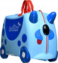 WALIZKA PODRÓŻNA NA KÓŁKACH WALIZECZKA TRUNKI - BLUE DOG