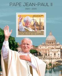 Papież Jan Paweł II blok #gu14119b
