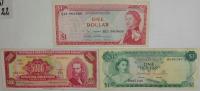 5.fz.Zest.Bahamy, Brazylia,..., Banknoty szt.3
