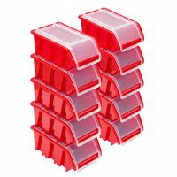 10x контейнеры для хранения кювет npkl6 Красный