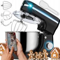 Кухонный комбайн Retoo планетарный кухонный комбайн с чашей CookMaster 3200 Вт черный