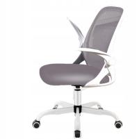 FOTEL BIUROWY ERGONOMICZNY KRZESŁO SIATKA PODŁOKIETNIKI OBROTOWE