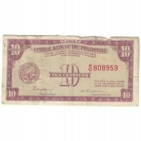 Banknot, Filipiny, 10 Centavos, Undated (1949), KM