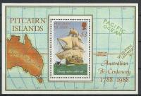 Pitcairn 1988 Mi bl 9 Czyste **
