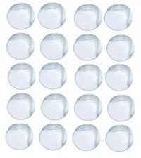 20ШТ СИЛИКОНОВЫЕ КРУГЛЫЕ УГЛОВЫЕ ЗАЩИТНЫЕ НАКЛАДКИ