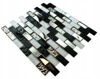 Mozaika szklana VOLCANO BLACK&WHITE ENGLASS